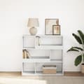Miniatyrbillede 2 af 11: vidaXL bogreol/rumdeler 100x33x94,5 cm hvid