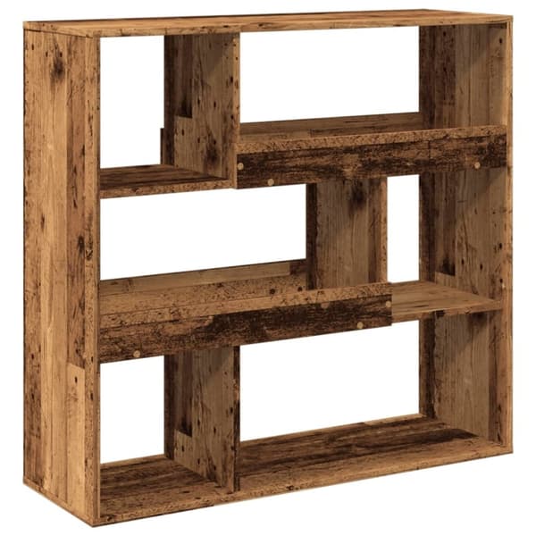 vidaXL bogreol/rumdeler 100x33x94,5 cm gammelt trælook