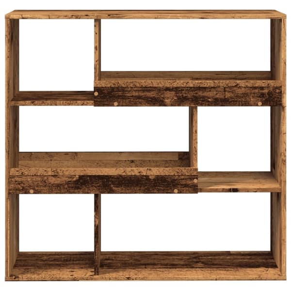 vidaXL bogreol/rumdeler 100x33x94,5 cm gammelt trælook