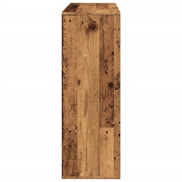 vidaXL bogreol/rumdeler 100x33x94,5 cm gammelt trælook