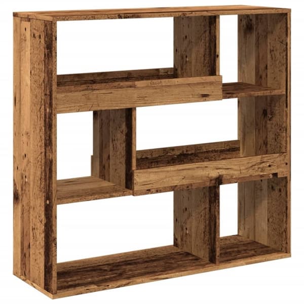 vidaXL bogreol/rumdeler 100x33x94,5 cm gammelt trælook