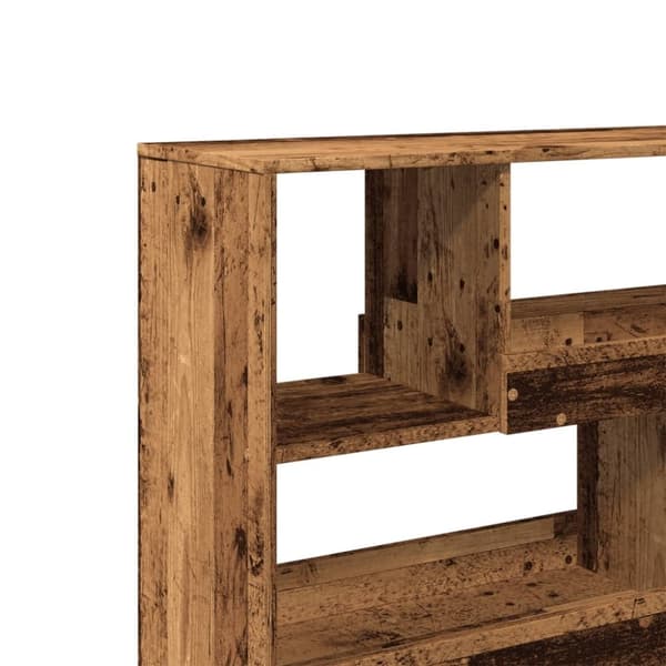 vidaXL bogreol/rumdeler 100x33x94,5 cm gammelt trælook