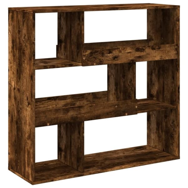 vidaXL Bokhylle/romdeler røkt eik 100x33x94,5 cm