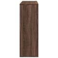 Miniatyrbilde 6 av 11: vidaXL Bokhylle/romdeler brun eik 100x33x94,5 cm