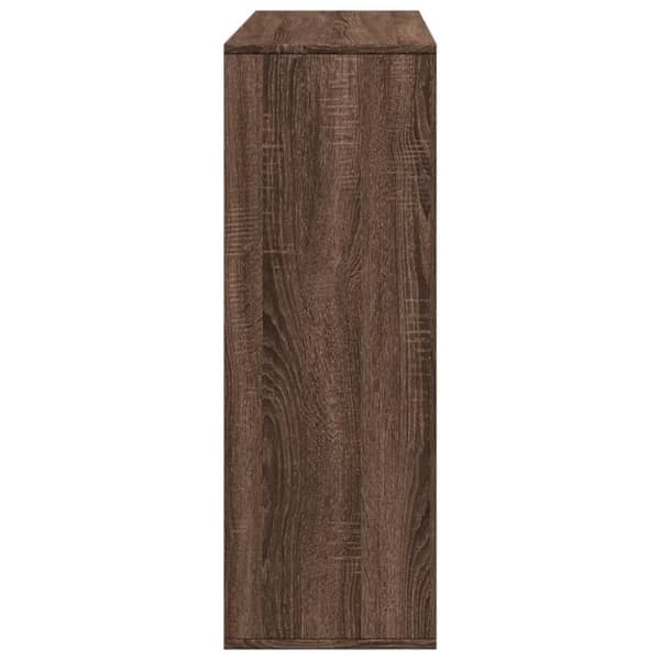 vidaXL Bokhylle/romdeler brun eik 100x33x94,5 cm