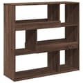 Miniatyrbilde 7 av 11: vidaXL Bokhylle/romdeler brun eik 100x33x94,5 cm