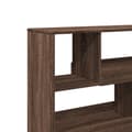 Miniatyrbilde 8 av 11: vidaXL Bokhylle/romdeler brun eik 100x33x94,5 cm