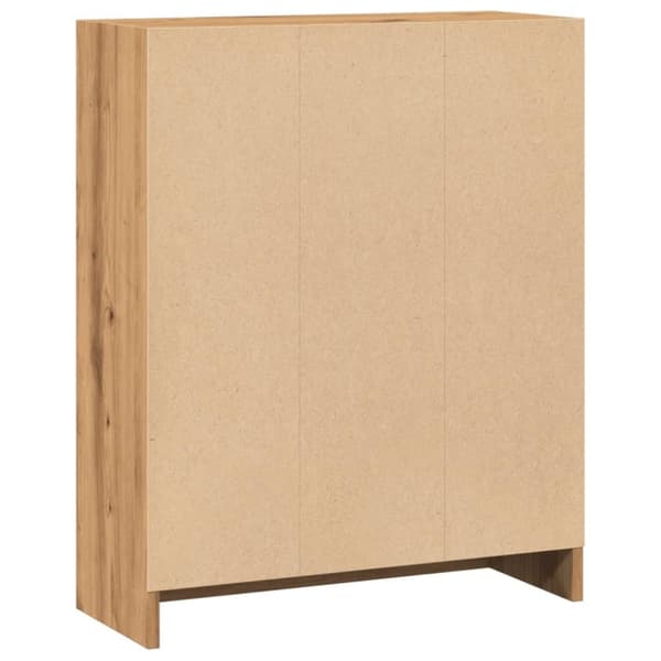 vidaXL Bokhylla ek 60x24x76 cm konstruerat trä