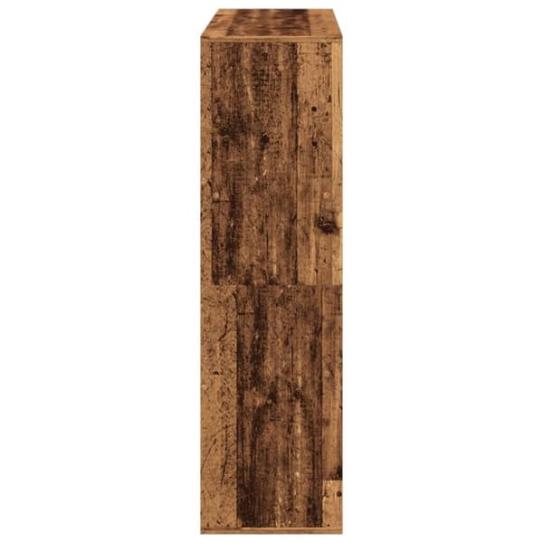 vidaXL bogreol/rumdeler 100x33x115 cm gammelt trælook