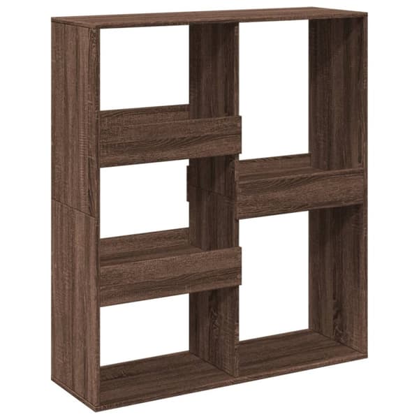 vidaXL bogreol/rumdeler 100x33x115 cm brun egetræsfarve