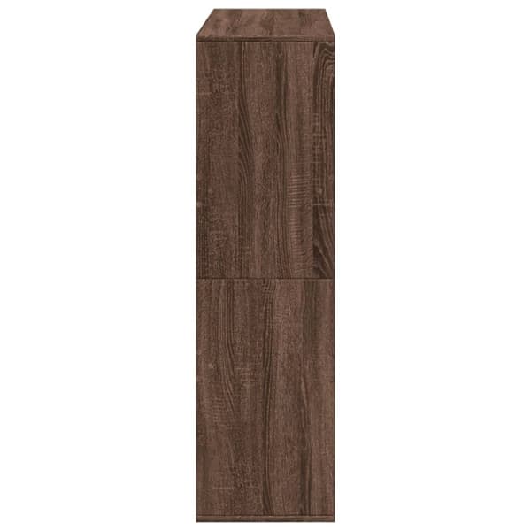 vidaXL bogreol/rumdeler 100x33x115 cm brun egetræsfarve