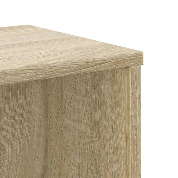 vidaXL bogreol 50x25x105 cm konstrueret træ sonoma-eg