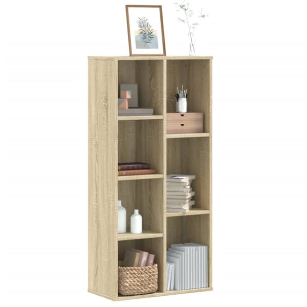 vidaXL bogreol 50x25x105 cm konstrueret træ sonoma-eg
