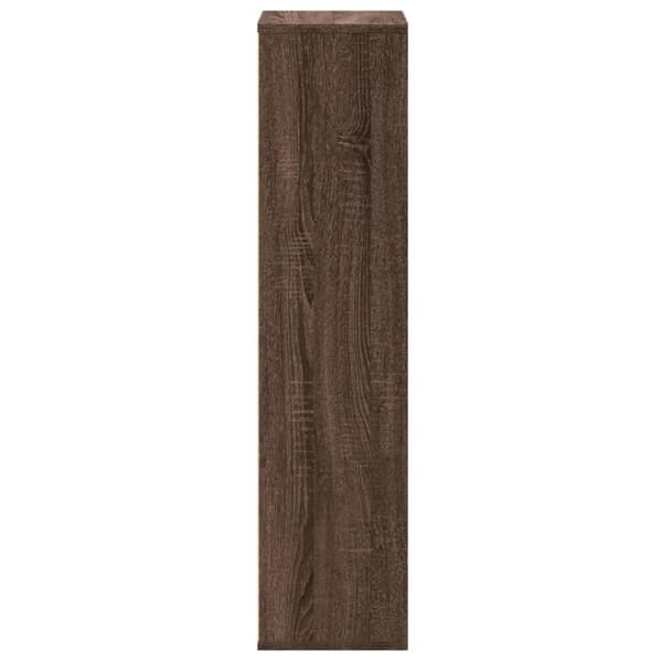 vidaXL bogreol 50x25x105 cm konstrueret træ brun egetræsfarve