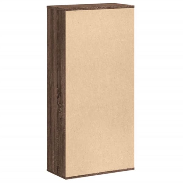 vidaXL bogreol 50x25x105 cm konstrueret træ brun egetræsfarve