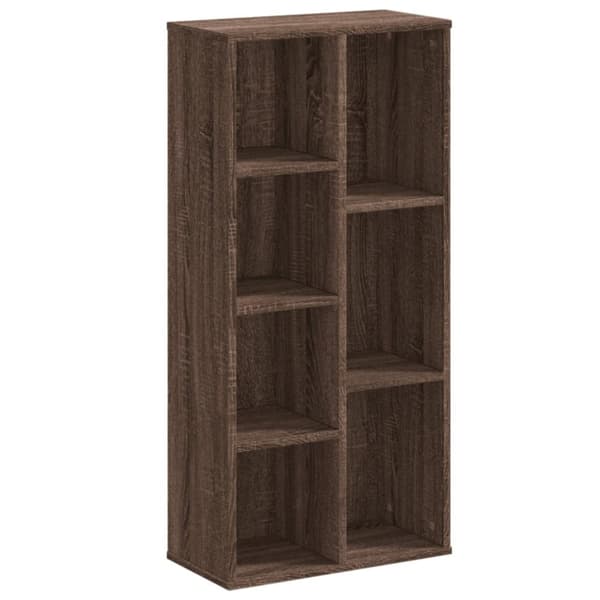 vidaXL bogreol 50x25x105 cm konstrueret træ brun egetræsfarve