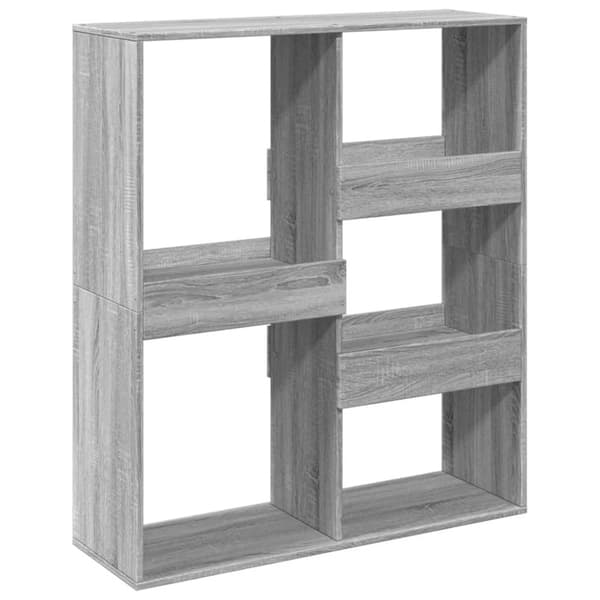 vidaXL bogreol/rumdeler 100x33x115 cm grå sonoma-eg