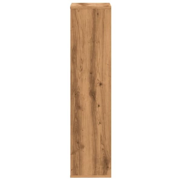 vidaXL bogreol 50x25x105 cm konstrueret træ egetræsfarvet