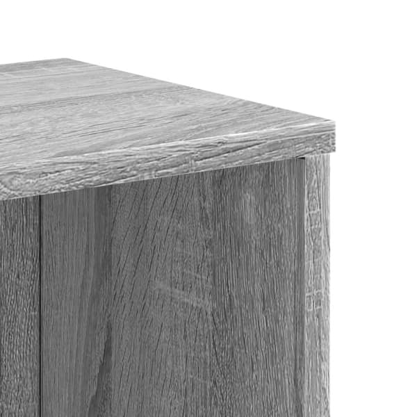 vidaXL bogreol 50x25x105 cm konstrueret træ grå sonoma-eg