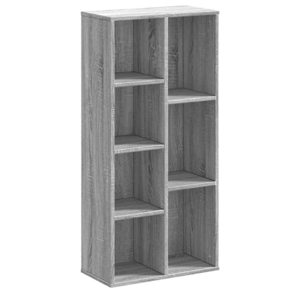 vidaXL bogreol 50x25x105 cm konstrueret træ grå sonoma-eg