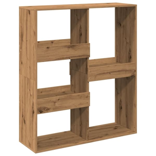 vidaXL Bokhylle/romdeler artisan eik 100x33x115 cm
