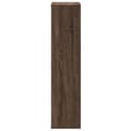 Miniatyrbilde 6 av 11: vidaXL Bokhylle brun eik 50x25x105 cm konstruert tre