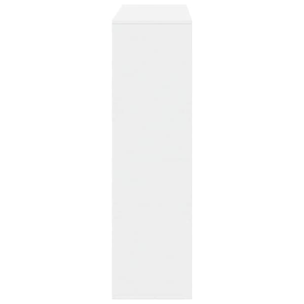 vidaXL Bokhylle/romdeler hvit 100x33x115 cm