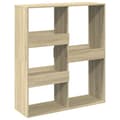 Miniatyrbilde 3 av 11: vidaXL Bokhylle/romdeler sonoma eik 100x33x115 cm