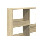 Miniatyrbilde 8 av 11: vidaXL Bokhylle/romdeler sonoma eik 100x33x115 cm