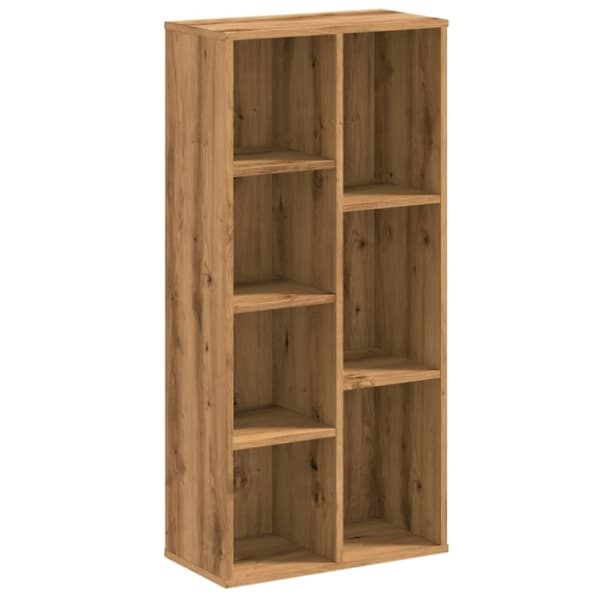 vidaXL Bokhylle artisan eik 50x25x105 cm konstruert tre