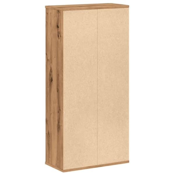 vidaXL Bokhylle artisan eik 50x25x105 cm konstruert tre