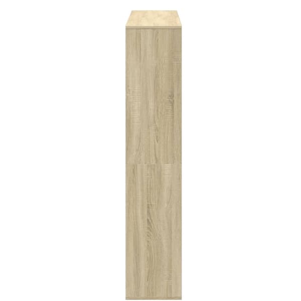 vidaXL Bokhylle sonoma eik 132x29x141,5 cm konstruert tre
