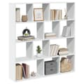 Miniatyrbilde 5 av 11: vidaXL Bokhylle hvit 132x29x141,5 cm konstruert tre