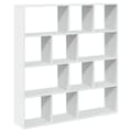 Miniatyrbilde 8 av 11: vidaXL Bokhylle hvit 132x29x141,5 cm konstruert tre