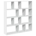 Miniatyrbilde 1 av 11: vidaXL Bokhylle hvit 132x29x141,5 cm konstruert tre