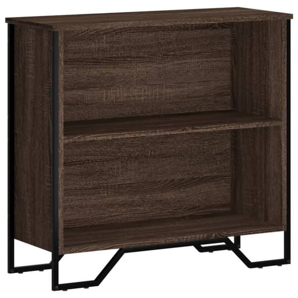 vidaXL Bokhylle brun eik 80x31x74,5 cm konstruert tre