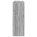 Miniatyrbilde 6 av 11: vidaXL Romdeler grå sonoma 100x33x94,5 cm konstruert tre