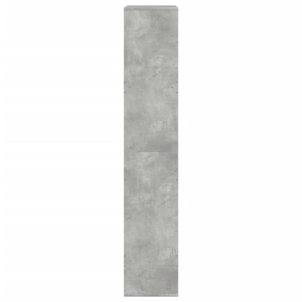 vidaXL Bokhylla betonggrå 100x33x175 cm konstruerat trä