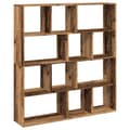 Pikkukuva 3 / 11: vidaXL Kirjahylly vanha puu 132x29x141,5 cm lastulevy