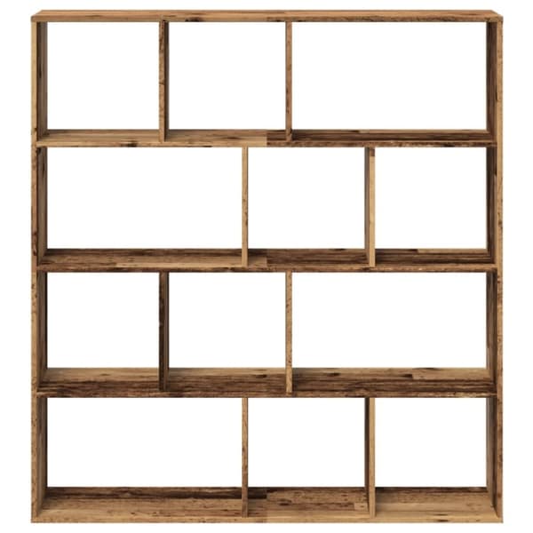 vidaXL Kirjahylly vanha puu 132x29x141,5 cm lastulevy