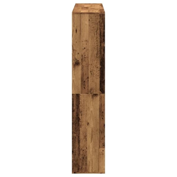 vidaXL Kirjahylly vanha puu 132x29x141,5 cm lastulevy