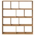 Pikkukuva 6 / 11: vidaXL Kirjahylly artesaani tammi 132x29x141,5 cm lastulevy