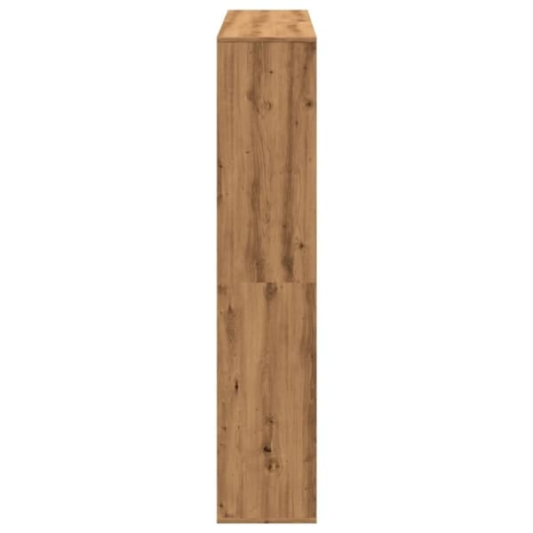 vidaXL Kirjahylly artesaani tammi 132x29x141,5 cm lastulevy