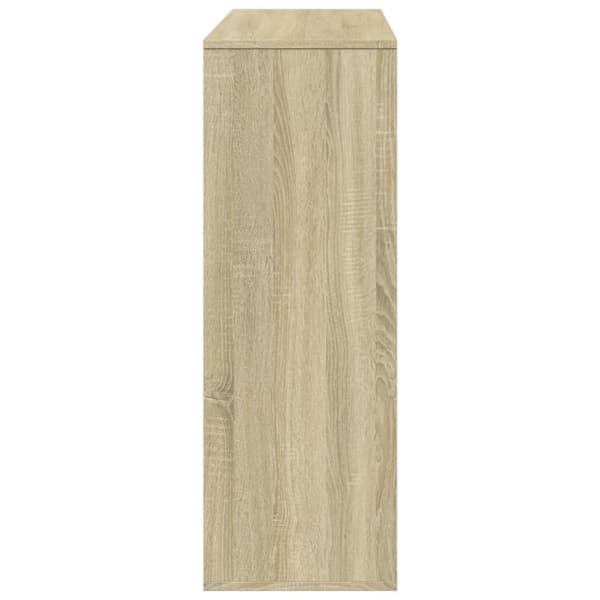 vidaXL Kirjahylly/tilanjakaja Sonoma-tammi 100x33x94,5 cm