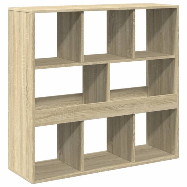 vidaXL Kirjahylly/tilanjakaja Sonoma-tammi 100x33x94,5 cm