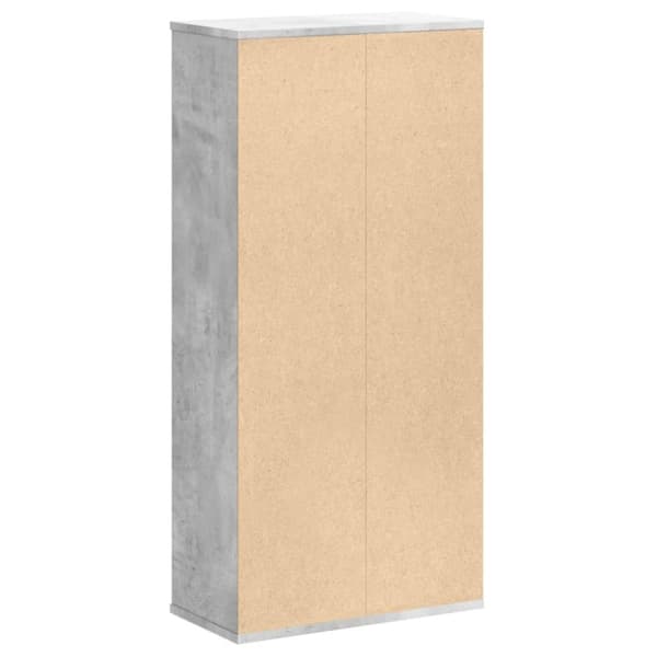 vidaXL bogreol 50x25x105 cm konstrueret træ betongrå