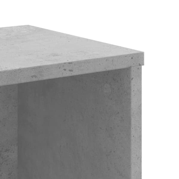 vidaXL bogreol 50x25x105 cm konstrueret træ betongrå