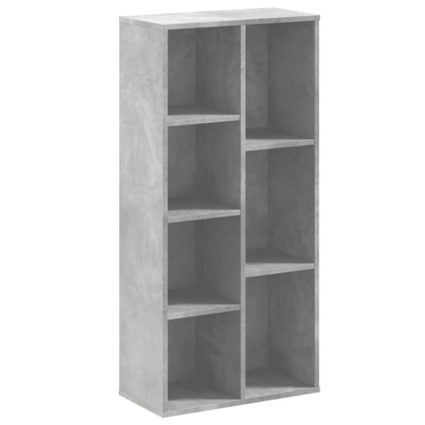 vidaXL bogreol 50x25x105 cm konstrueret træ betongrå