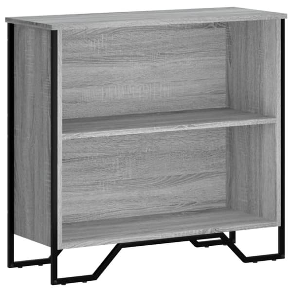 vidaXL bogreol 80x31x74,5 cm konstrueret træ grå sonoma-eg