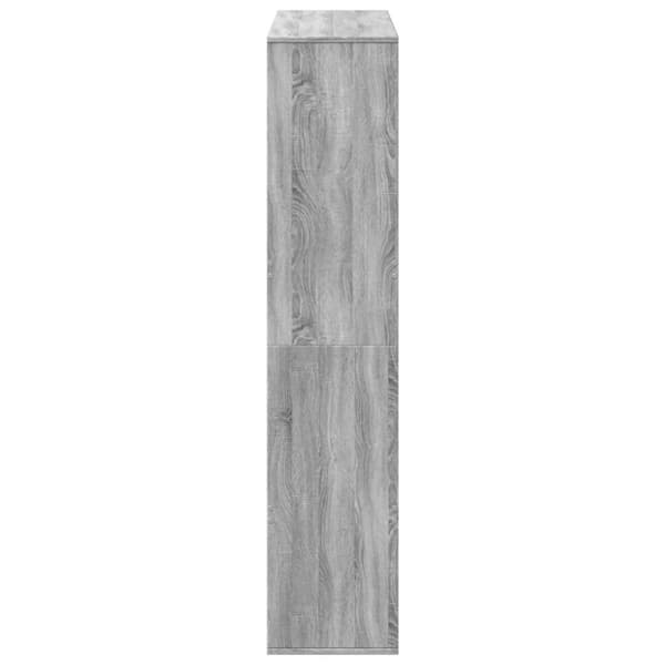 vidaXL Kirjahylly harmaa Sonoma 100x33x156,5 cm tekninen puu